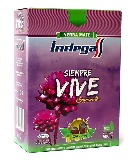 Yerba Mate INDEGA SIEMPRE VIVE