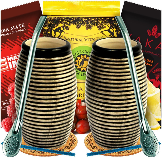 Ekonomiczny zestaw startowy Yerba Mate dla dwojga - różne smaki