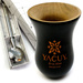 Zestaw Yacuy Premium do Yerba Mate Chimarrao Naczynie drewniane Cuia Imbuia  + Bombilla