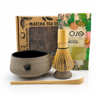 Ceramiczny Zestaw Matcha Tea Set Handmade w pudełku na prezent