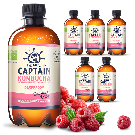 Captain Kombucha Raspberry 6x 400ml