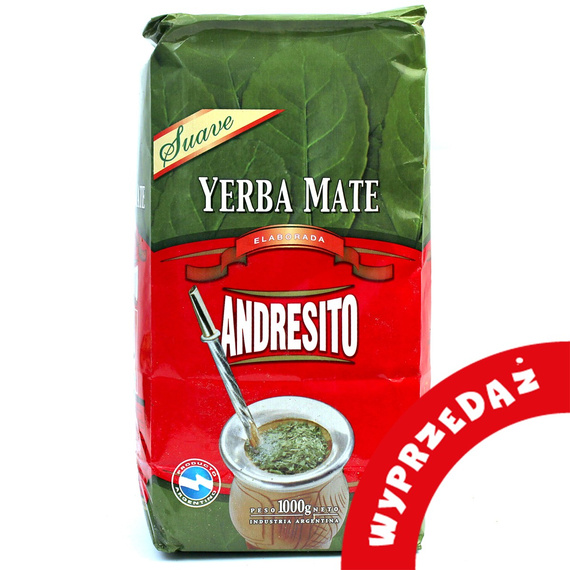 WYPRZEDAŻ Yerba Mate ANDRESITO Suave 1kg - uszkodzone opakowanie