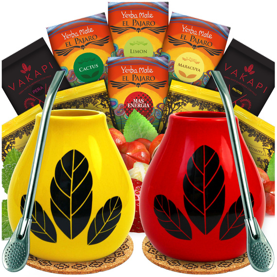 Zestaw na start dla dwojga Yerba Mate dużo rodzajów 500g