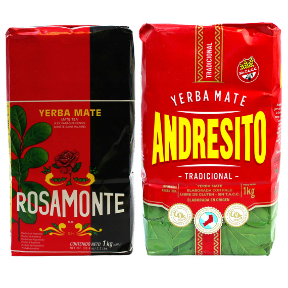 Yerba Mate Rosamonte Elaborada Klasyczna Andresito 2x 1kg 2000g