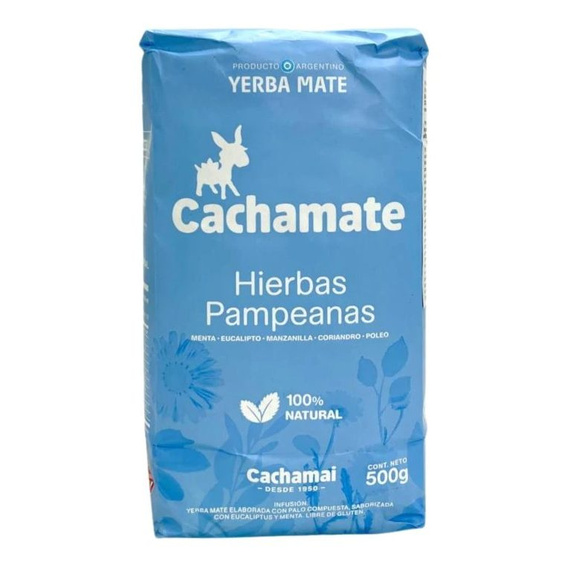 Argentyńska Yerba Mate Cachamate Hierbas Pampeanas 500g