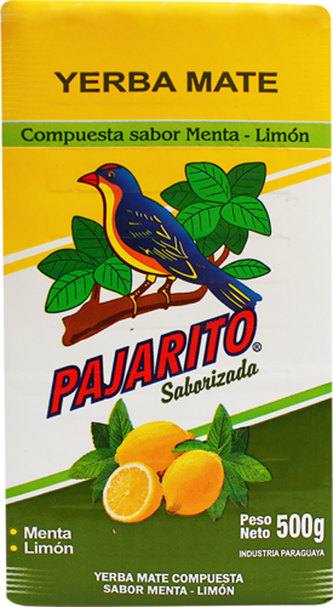 Yerba Mate Pajarito Menta Limon paragwajska ziołowo-owocowa, 0.5 kg