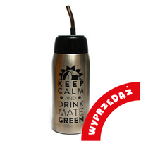 WYPRZEDAŻ Yerbomos 4.0+ Black 580 ml Mate Green z metalowym ustnikiem - odfoliowany