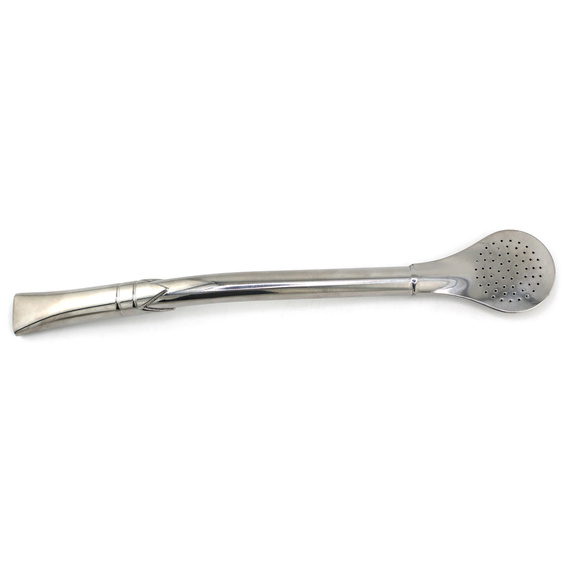 Bombilla do yerba mate Tubo Estado 19 cm w zestawie ze szczoteczką