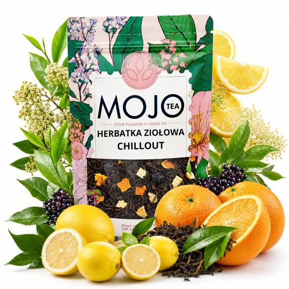 Zestaw 6 Herbat Funkcyjnych Mojo + Bombilla Prezent Relaks Zdrowie