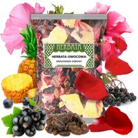 Herbata owocowa OGRODY Rodzynki Czarny Bez  ANANAS