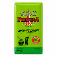 Yerba Mate Fortuna Menta y Limón 500g