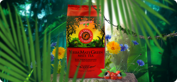 Brak pudełka-Zestaw PREZENTOWY Yerba Mate Green Mas Energia Guarana 400g 0,4kg Yerbomox