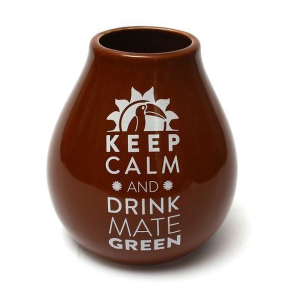 WYPRZEDAŻ Matero Ceramico LUKA DARK BROWN 350 ml -ubytki w szkliwie 