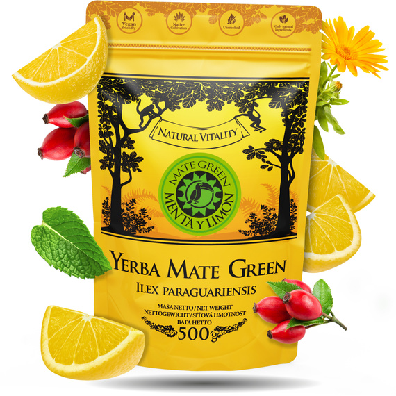 Energetyczny zestaw yerba mate: YerbomoX Gaucho Cebar + Mate Green Menta Limon 500g
