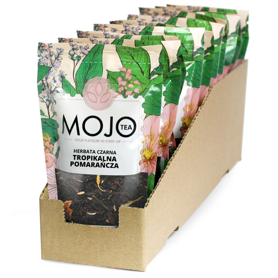 Herbata Czarna Mojo Tea Tropikalna Pomarańcza 