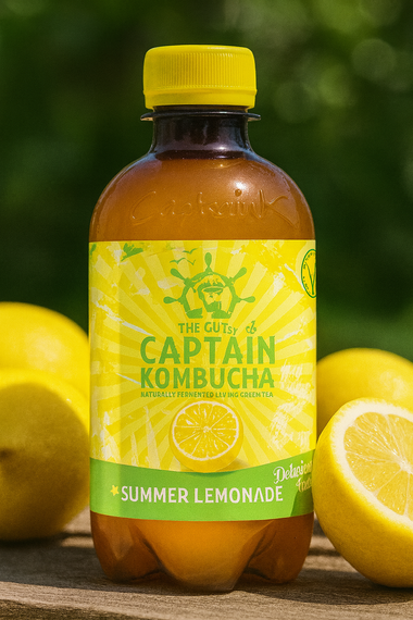 Captain Kombucha Summer Lemonade 400ml