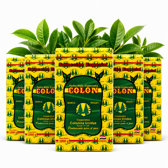 Yerba Mate Colon 5 x 1000g Ekonomiczny Zapas 5kg Promocja 60%