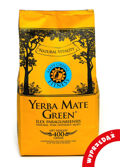 WYPRZEDAŻ - Yerba Mate Green FITNESS 400 g - uszkodzone opakowanie