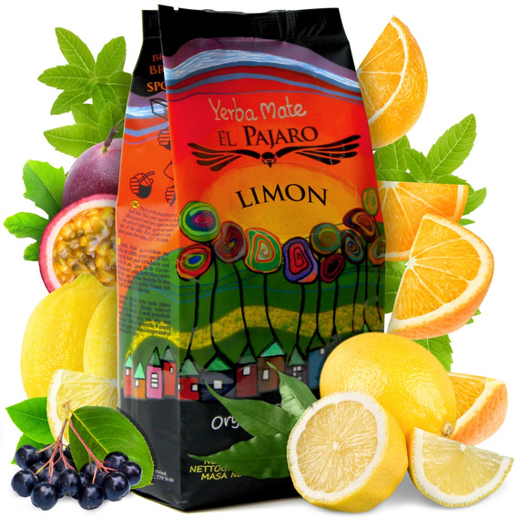 WYPRZEDAŻ - Yerba Mate El Pajaro Limon 1kg - uszkodzone opakowanie