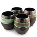 Matero ceramiczne toczone na kole Mate Green ok. 330 - 400 ml