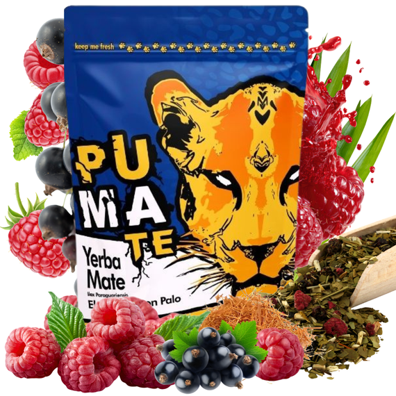 Zestaw Yerba Mate dla Dwojga PumaTe Red Vibe Matero Bombilla