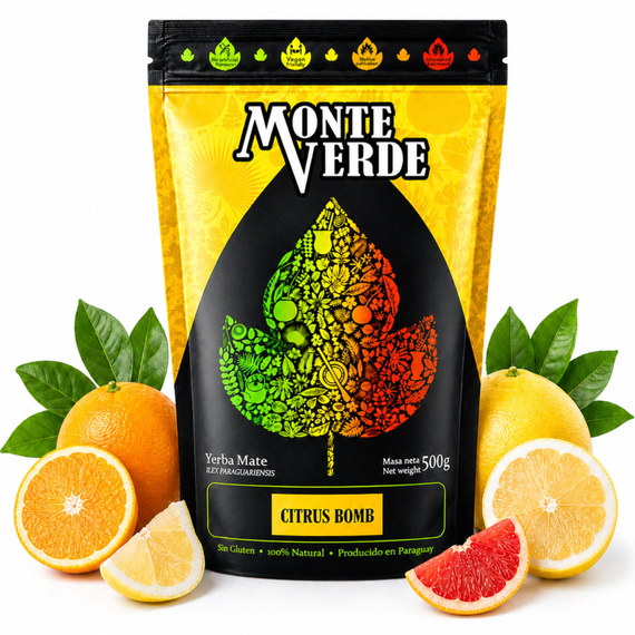 Yerba Mate Monte Verde CITRUS BOMB 500g