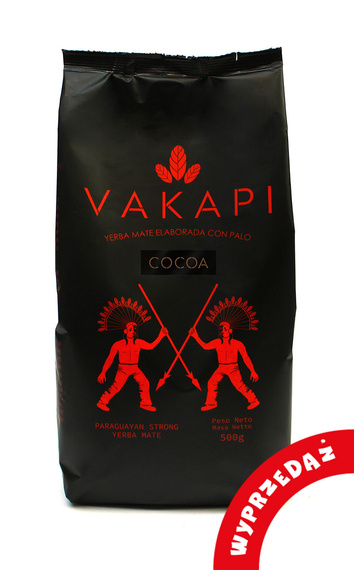 WYPRZEDAŻ Yerba Mate Vakapi Cocoa 500g - delikatnie uszkodzone opakowanie