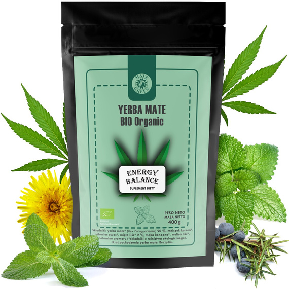 Zestaw Yerba Mate Bio Organic Energy Balance Matetox 2 x 400g
