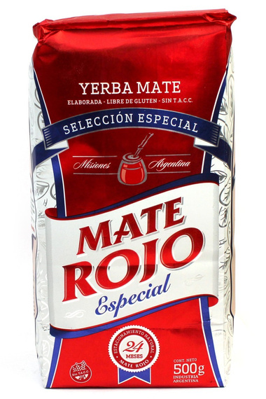 WYPRZEDAŻ Argentyńska Yerba Mate ROJO Especial 500g - bliski termin "Najlepiej spożyć przed" - do końca maja