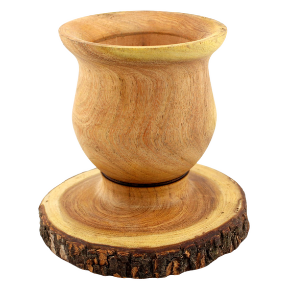 Drewniane matero do yerba mate z aromatycznego drewna Nandubay