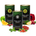 Zestaw Premium Yerba Mate Green Fuerte Frutas Flor de Limonero 3x300g Tuba