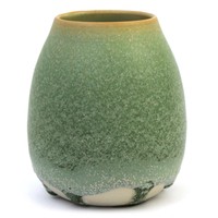 Matero ceramiczne "Kwitnące trawy" toczone na kole 320 - 370 ml