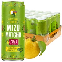 Mizu Matcha Yuzu Napój Yerba Mate lekko gazowany 24x 330 ml Vitamizu w puszce owocowy ZGRZEWKA
