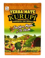 Yerba Mate Kurupi Ginger, Mint and Green Tea