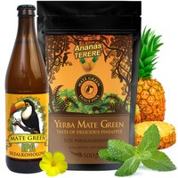 Yerba Orygin Mate Green Ananas Ananasowa 500g + Piwo Guarana mango 500 ml
