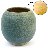  Matero ceramiczne toczone na kole "Kolorowy piasek" 400 ml