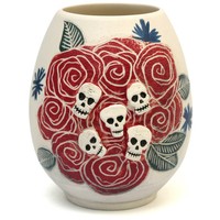 Porcelanowe matero do yerba mate Cinco Calaveras ~ 380ml