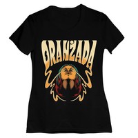 T-shirt Oranżada - koszulka damska z nadrukiem czarna