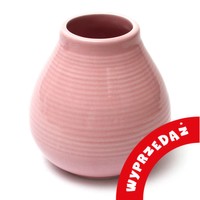 WYPRZEDAŻ Naczynie Ceramiczne Pera różowe  ok. 300 ml - outlet - ostatnia sztuka