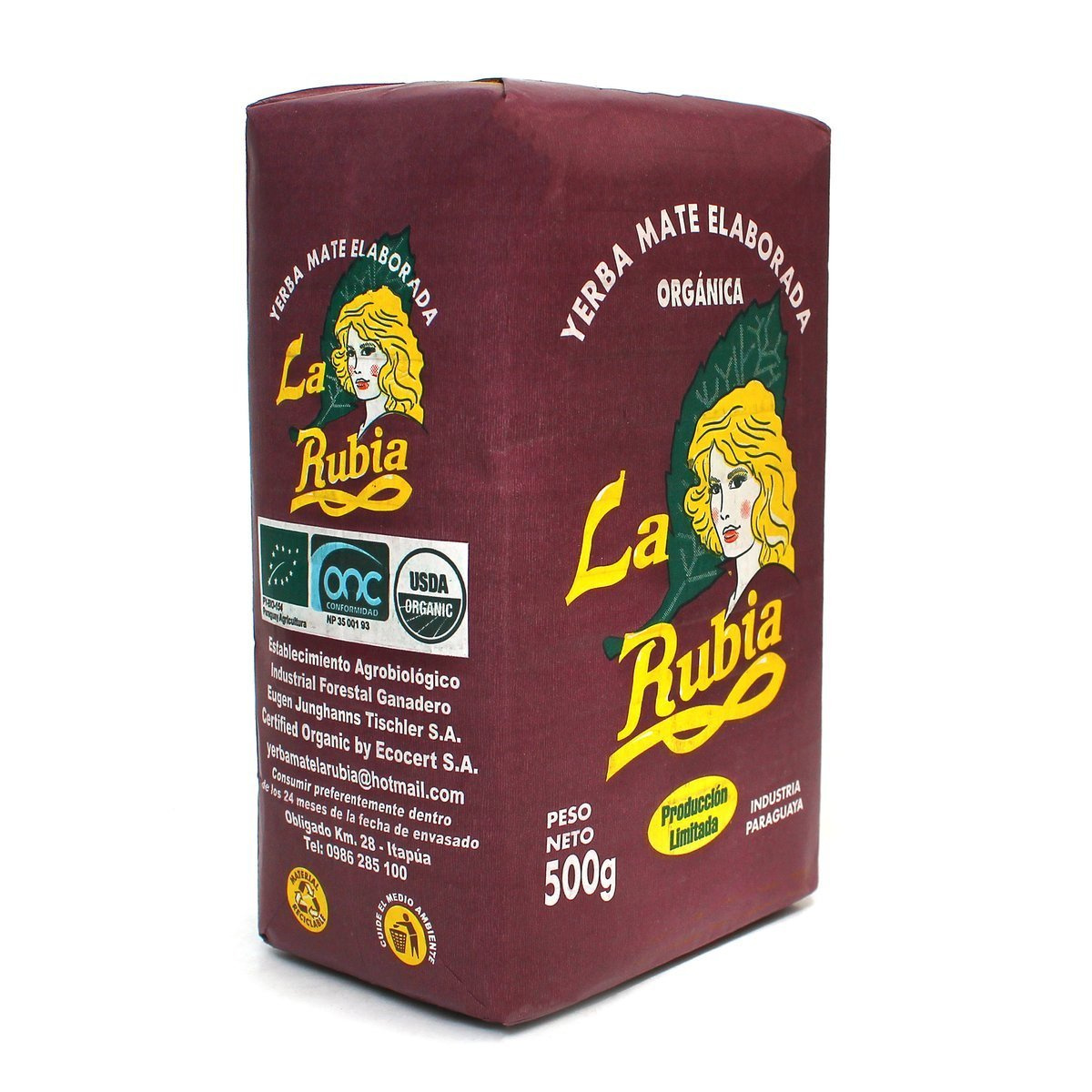 La Rubia Organica 1kg - Hola Maté