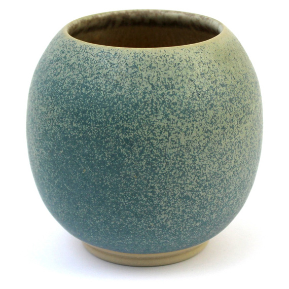  Matero ceramiczne toczone na kole "Kolorowy piasek" 400 ml
