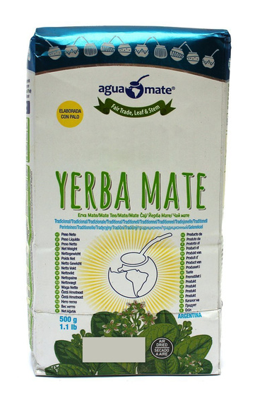  Yerba Mate Aguamate Kraus OC naturalna 0,5kg