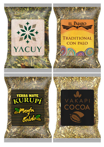 4 Smaki Yerba Mate - zestaw próbek 4x25g - 100g
