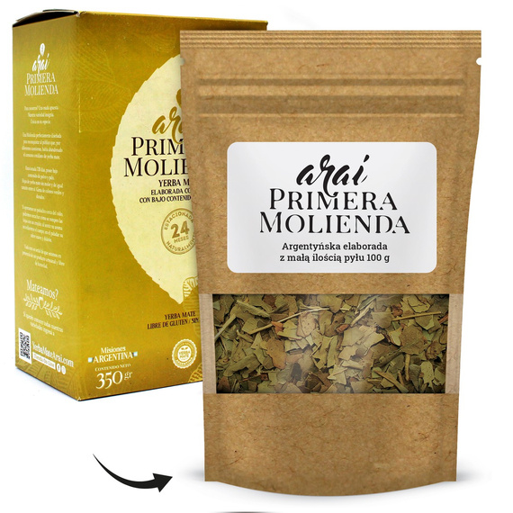 Argentyńska Yerba Mate Arai Primeri Molienda 100g