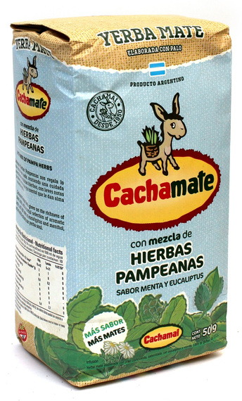 Argentyńska Yerba Mate Cachamate Hierbas Pampeanas 500g