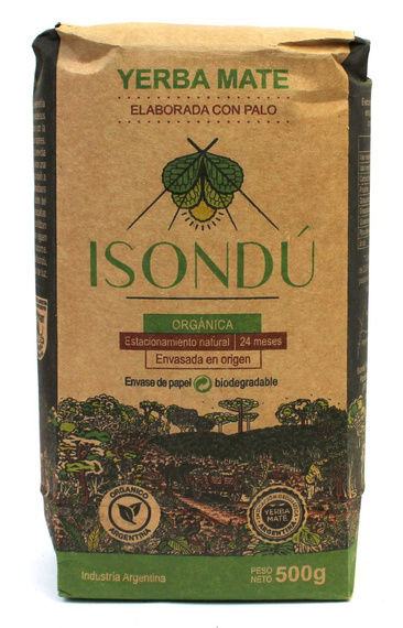 Argentyńska Yerba Mate Isondu 500g kraftowa elaborada
