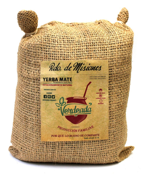 Argentyńska Yerba Mate Verdeada 500g Elaborada con Palo