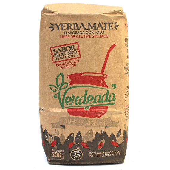 Argentyńska Yerba Mate Verdeada 500g Elaborada con Palo