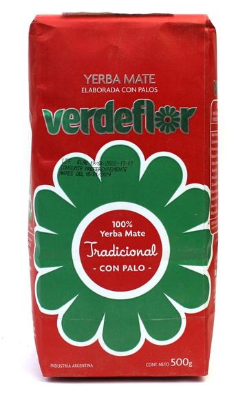 Argentyńska Yerba Mate Verdeflor Tradicional - Elaborada con Palo