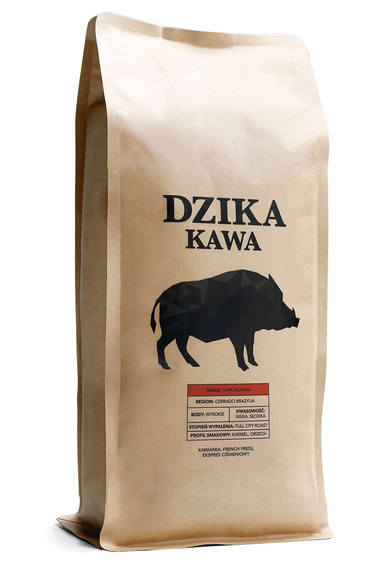Dzika Kawa 100% Arabica Cerrado Brazylia 1kg